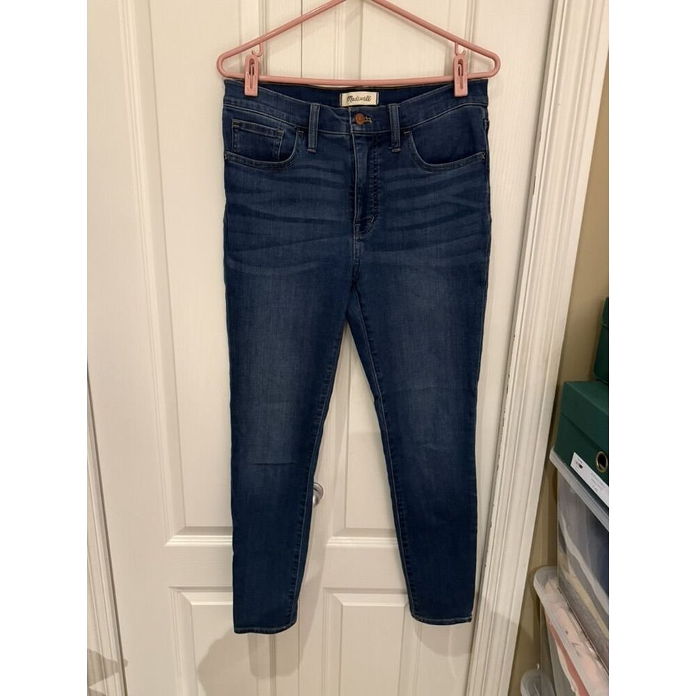 EUC Madewell 9" mid rise skinny jeans